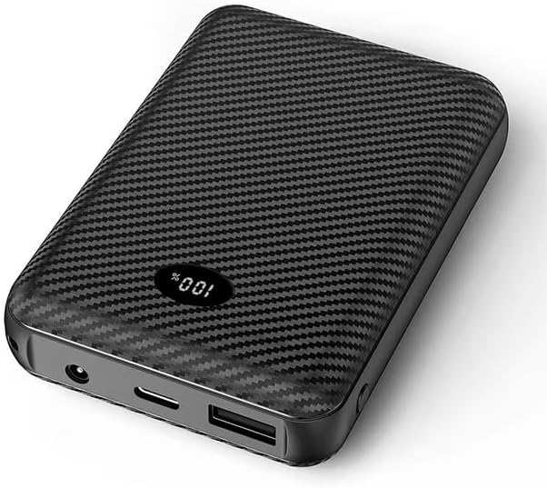 LED Display 10000mAh 5V Power Bank, Portable Charger USB C Fast Charger PD QC Battery Pack for Heated Apparel Phone