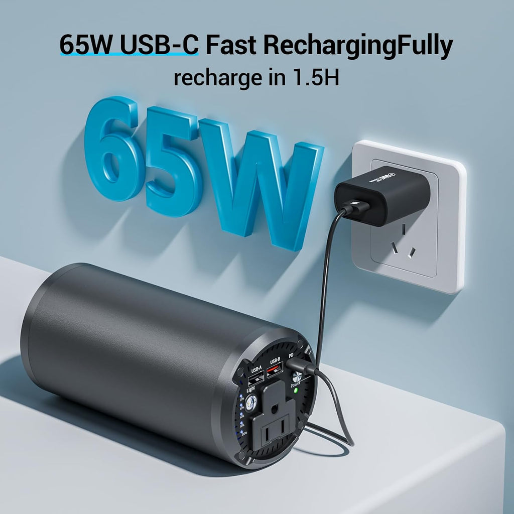 Portable Charger Laptop Power Bank With AC 100W Outlet