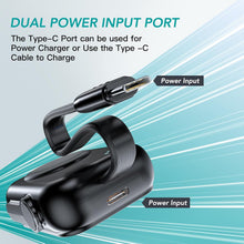 Load image into Gallery viewer, Magnetic Portable iWatch Charger USB C 1400mAh Power Bank Keychain Fast Wireless Charging