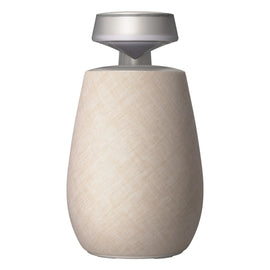 Bluetooth Beige Speaker with 360 Panorama Sound