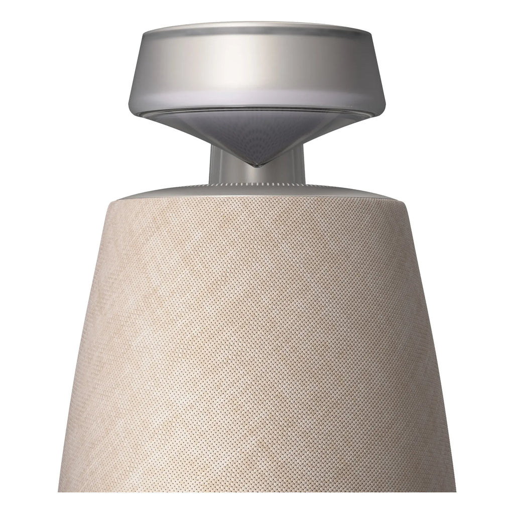 Bluetooth Beige Speaker with 360 Panorama Sound